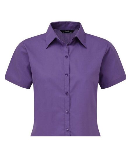 Chemisier À Manches Courtes Femme Violet Foncé Premier