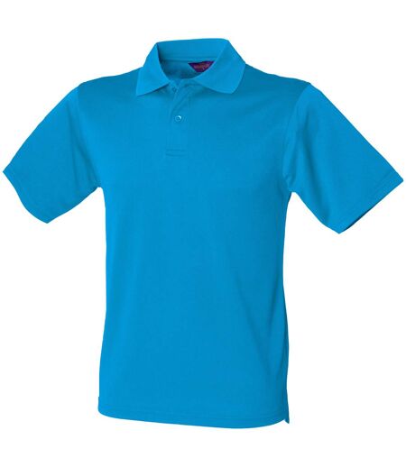 Henbury Mens Coolplus® Pique Polo Shirt (Charcoal Grey) - UTRW635