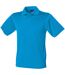 Henbury Mens Coolplus® Pique Polo Shirt (Charcoal Gray)