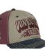 Casquette baseball avec broderie et effet usé Retro Denim Vondutch-3