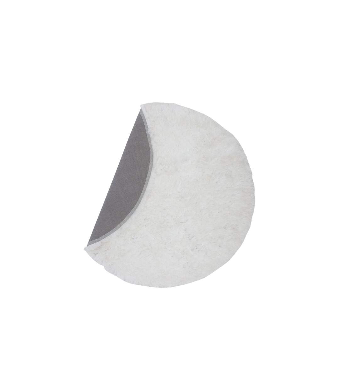 Tapis Rond Design Grace 200cm Blanc-3