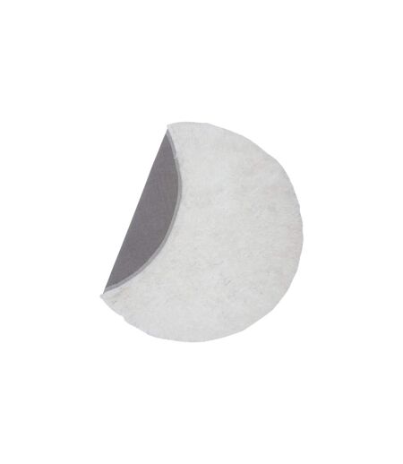 Tapis Rond Design Grace 200cm Blanc