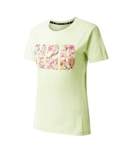 Womens/ladies transquility iii floral t-shirt butterfly green Dare 2B