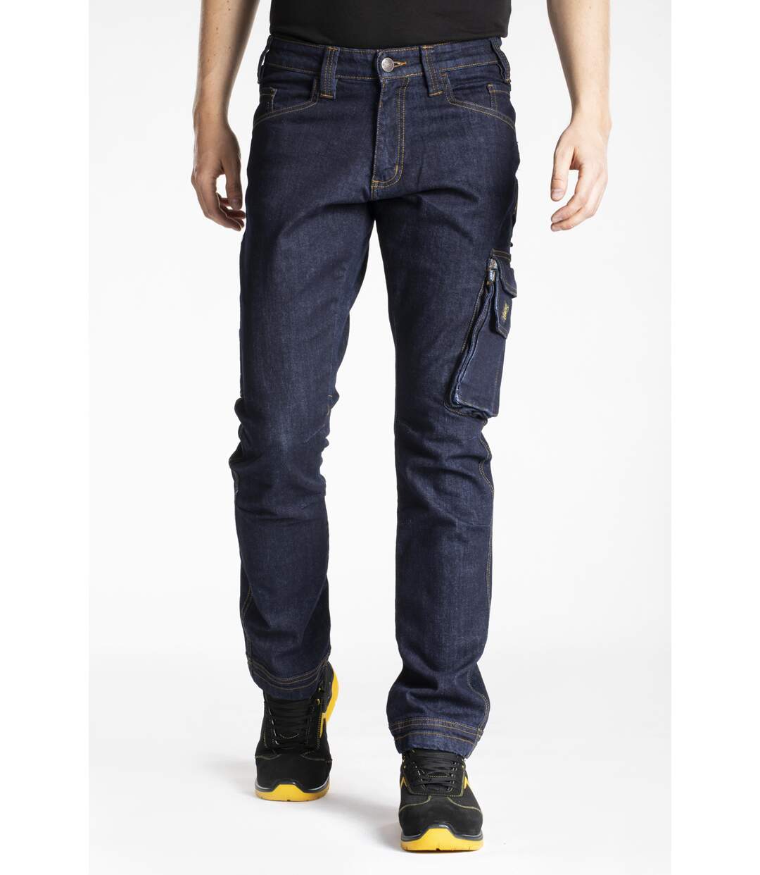 Jeans de travail multi poches stretch brut JOBA 'Rica Lewis'-1
