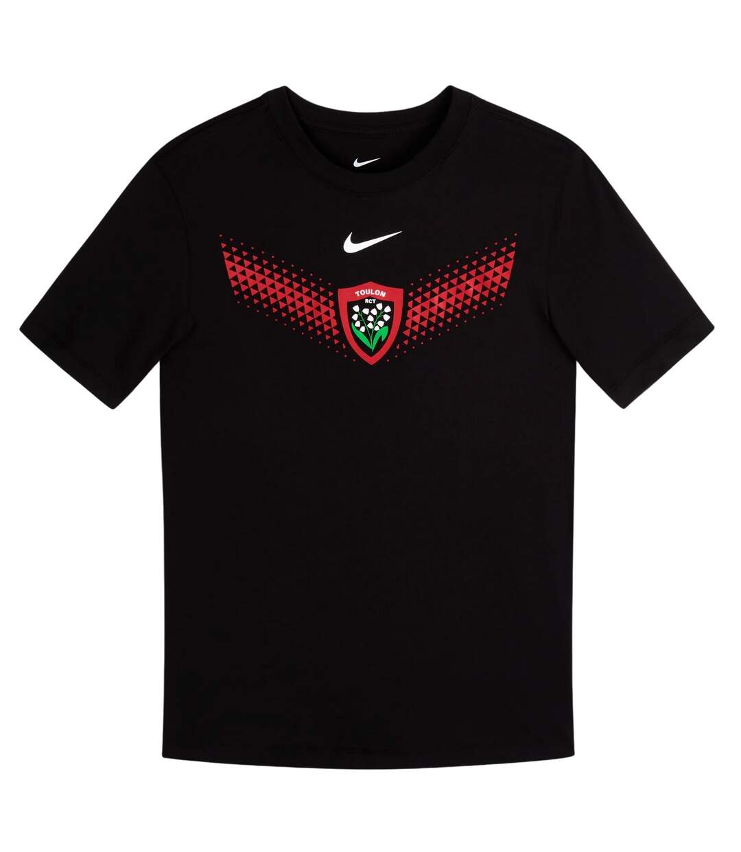 T-shirt Motif/style Imprimé Graphique Rc Toulon Homme Noir Rouge Blanc Nike-3