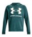 Sweat À Capuche Entraînement Style Gros Logo Rival Homme Vert Under Armour-2