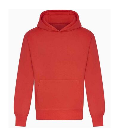 Sweat à capuche signature adulte rouge clair Awdis