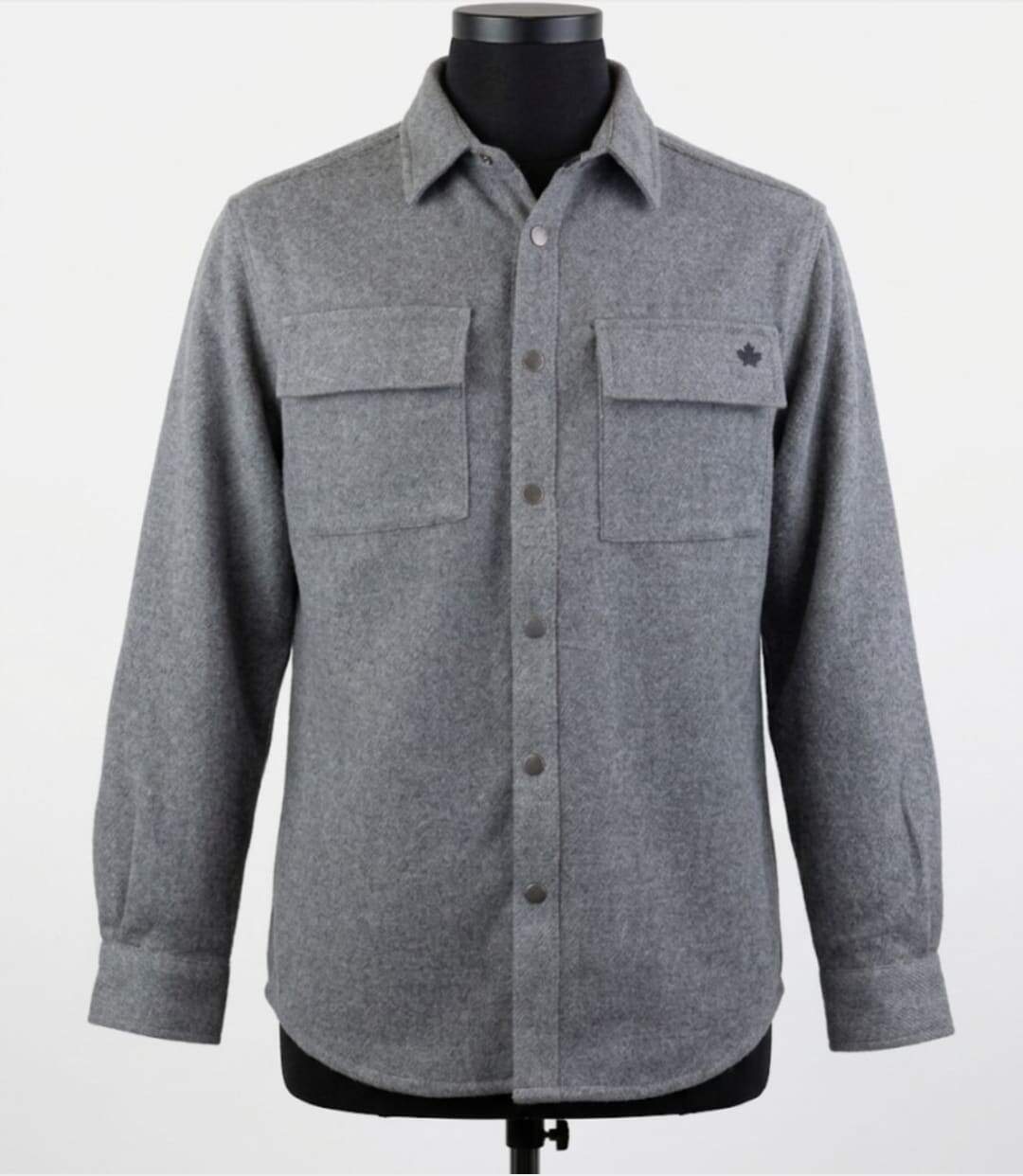 CHALLENGER BALTHUS2 — Surchemise flanelle gris chiné : la chaleur décontractée au quotidien-2