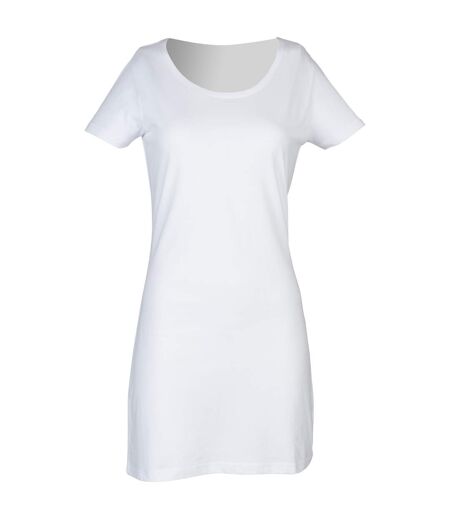 T-shirt robe femme blanc Skinni Fit