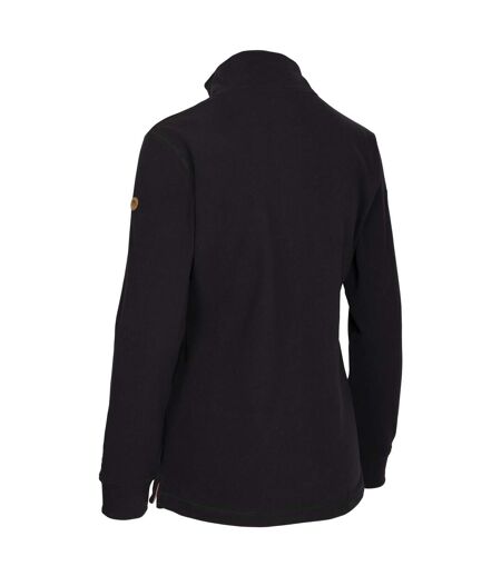 Womens/ladies Big Heart Fleece Black Trespass