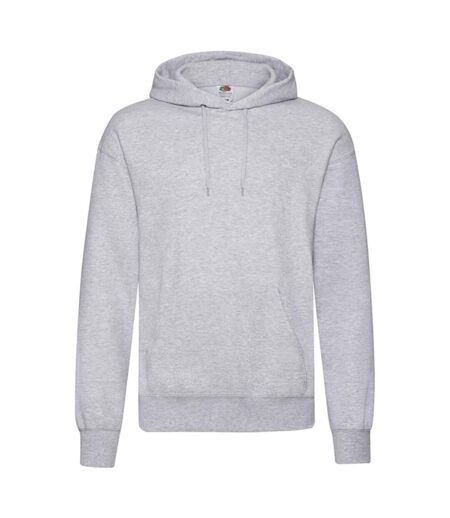 Sweat À Capuche Classic Adulte Gris Chiné Fruit Of The Loom