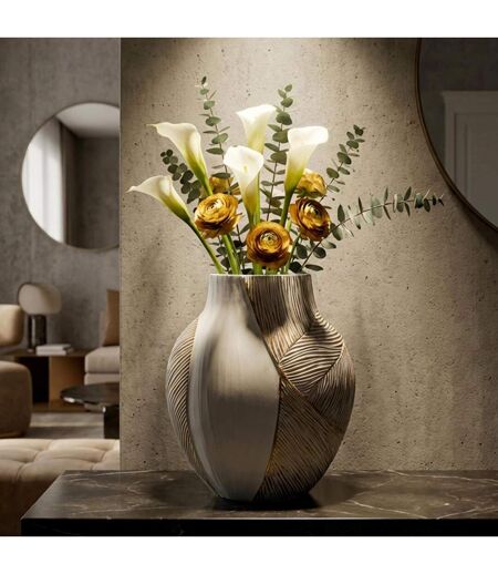 Vase Design Hochi 31cm Blanc