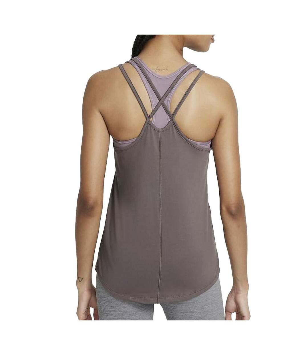 Débardeur Mauve Femme Nike One Luxe - XS-2