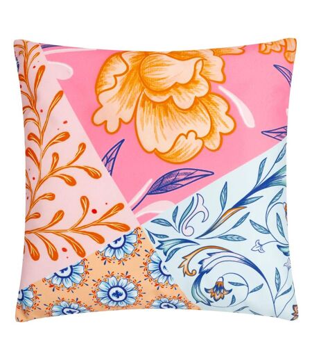 Melhoun abstract floral outdoor cushion cover 43cm x 43cm multicoloured Furn