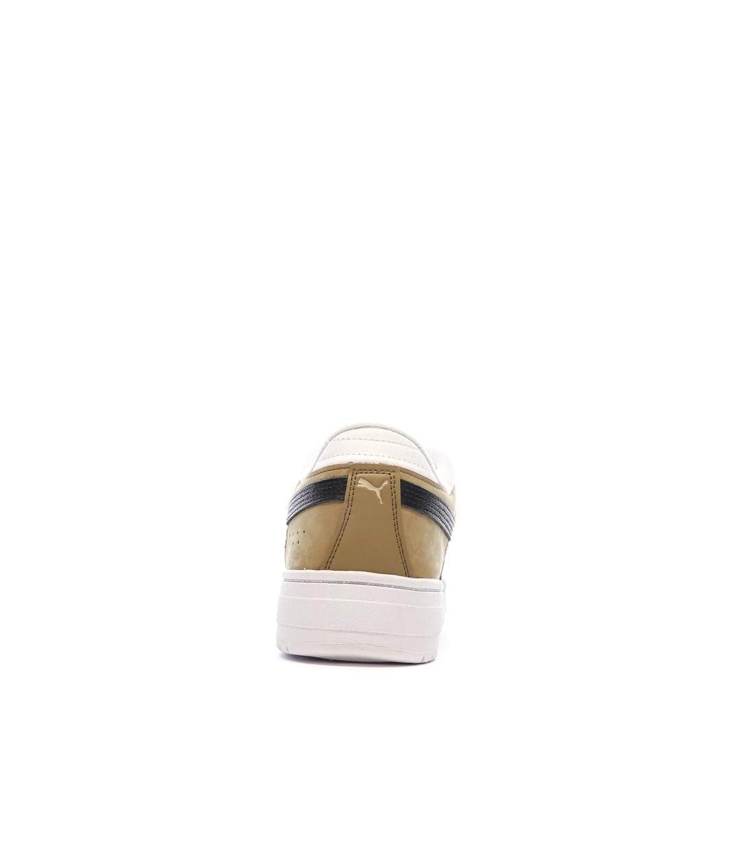 Baskets blanc/marron homme puma pro sport-3
