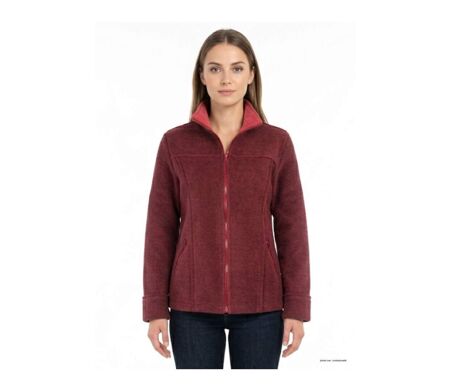 Veste Zippée Femme RIGA1B Bordeaux - Chaleur & Élégance (Mayflower)