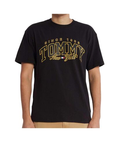 T-shirt Noir Homme Tommy Hilfiger Luxe Varsi