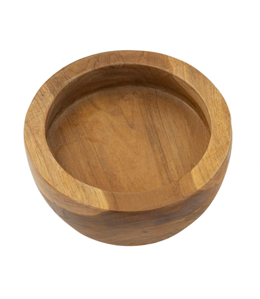 Vide-Poche en Teck Erusi 15cm Naturel-2