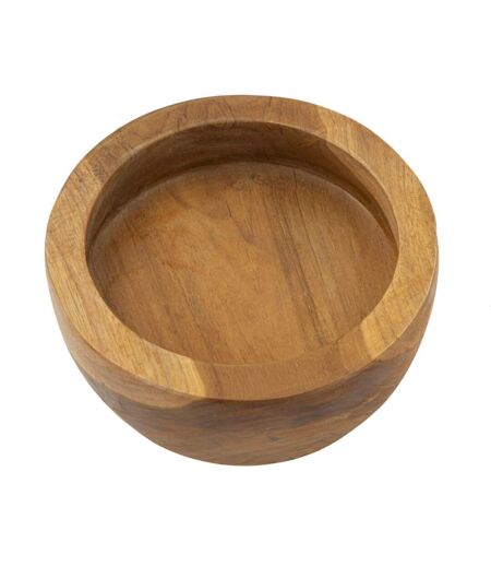 Vide-Poche en Teck Erusi 15cm Naturel