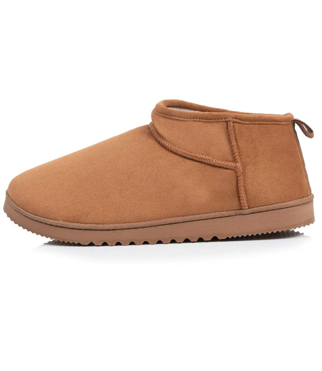 Isotoner Chaussons Bottillons homme suédine - semelle crantée-3