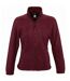 Veste polaire north femme bordeaux SOLS-1