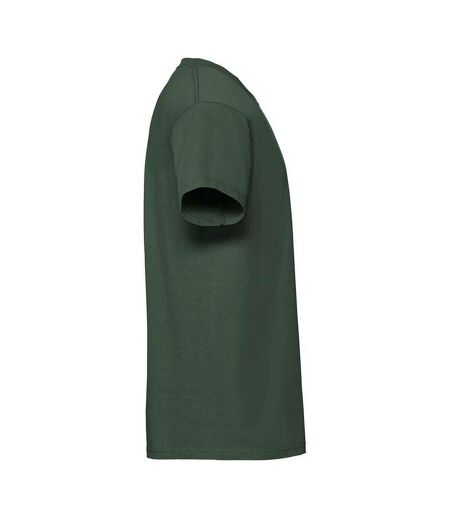 T-shirt Iconic Premium Homme Vert Bouteille Fruit Of The Loom