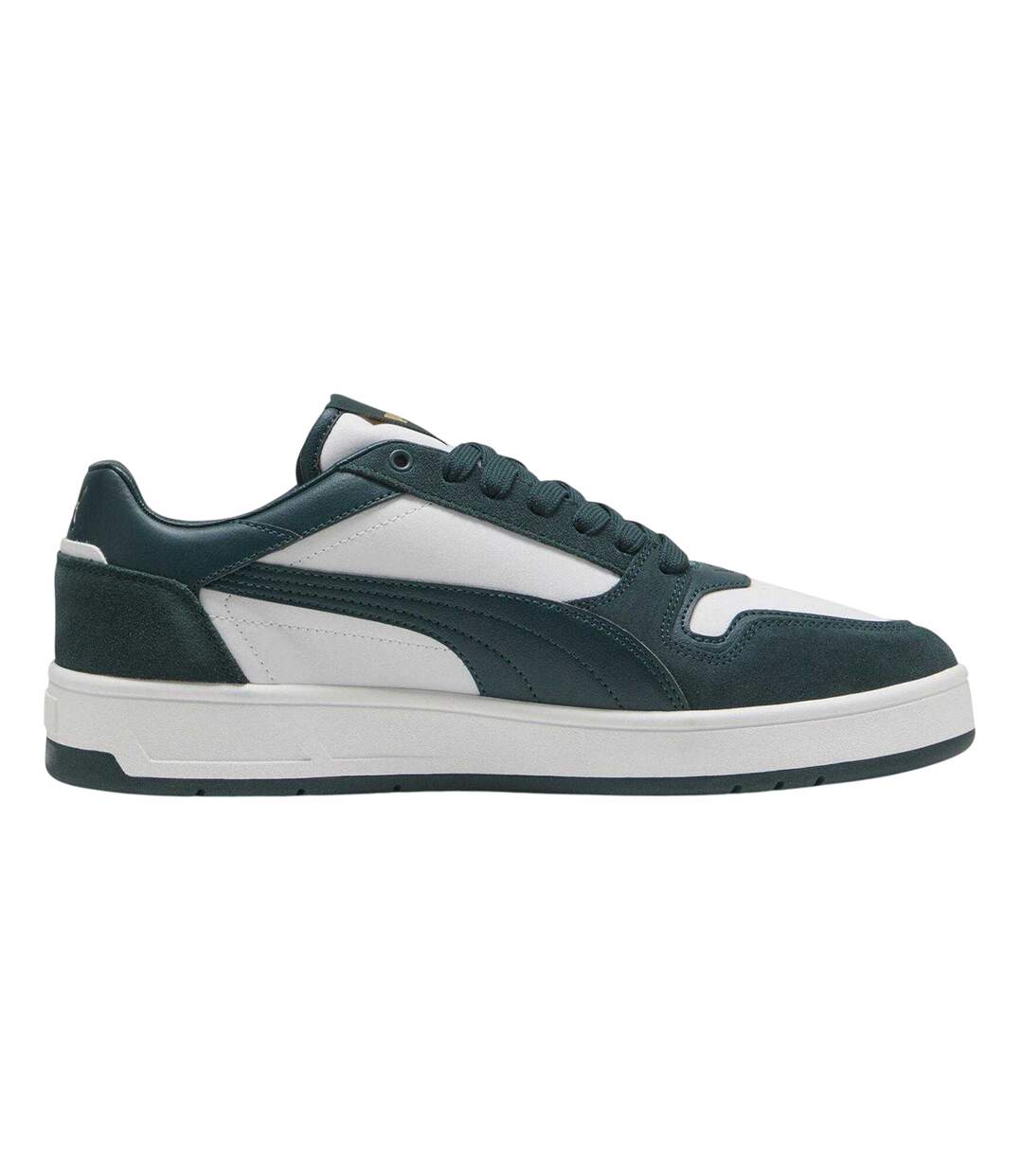 Baskets Court Classic Femme Blanc  Vert Puma-1