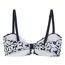 Womens/ladies aceana iii floral bikini top navy/white Regatta-2