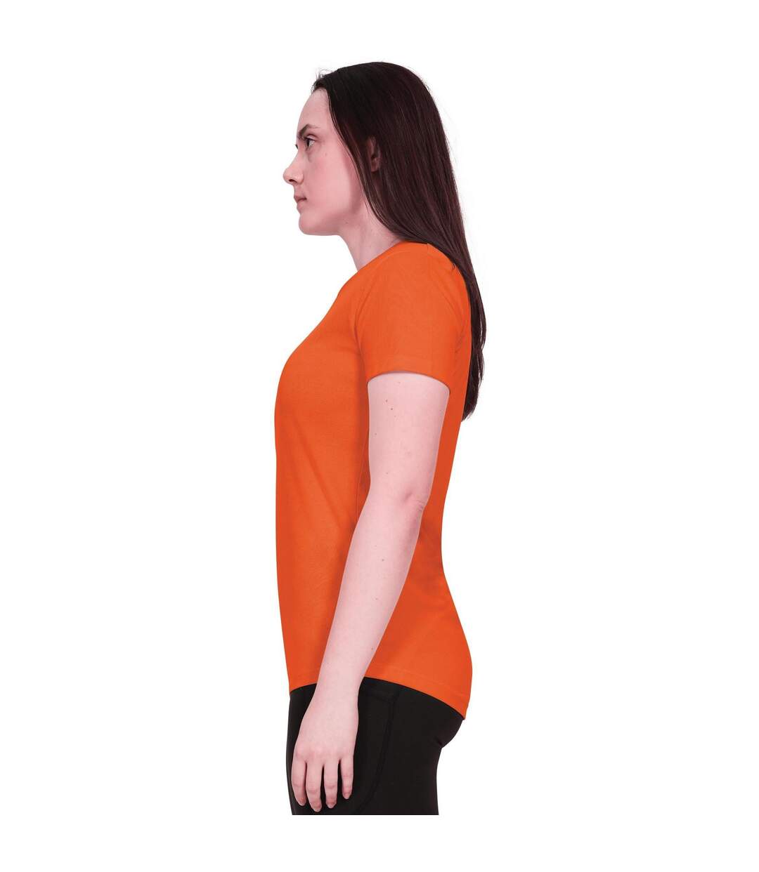 T-shirt original tech femme orange Casual Classics