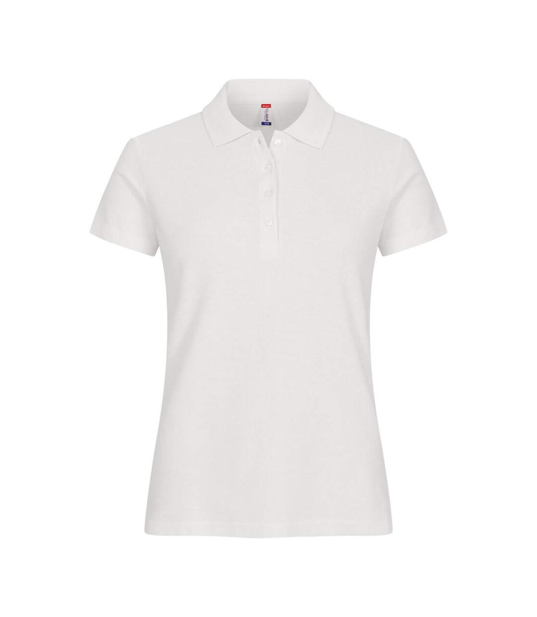 Polo Femme Blanc Cassé Clique-2