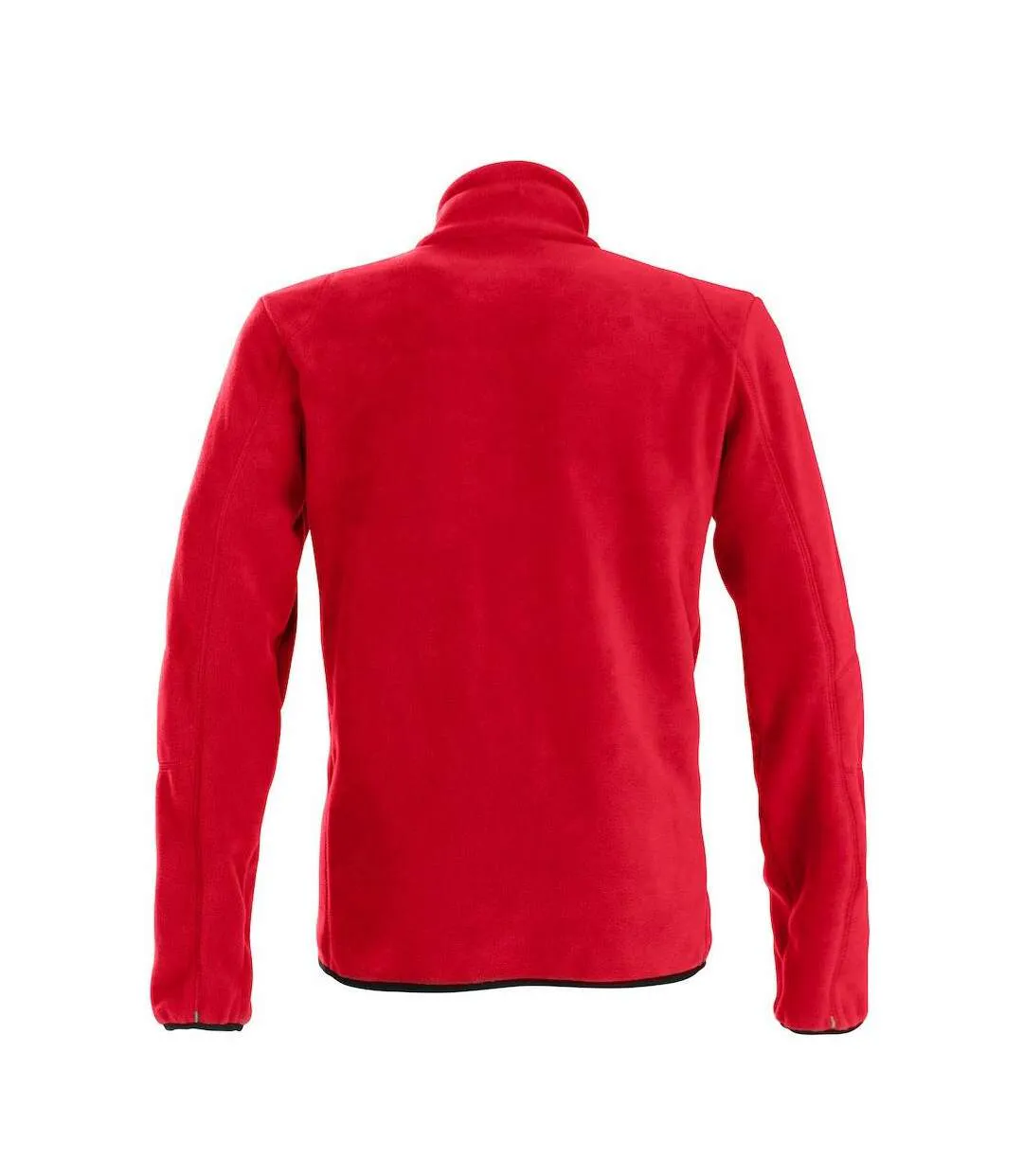 Mens Speedway Fleece Jacket Red Printer-2