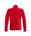 Mens Speedway Fleece Jacket Red Printer-2