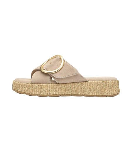 Sandales Plates Cuir Tamaris