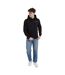 Mens henycore cotton hoodie black Henleys-3