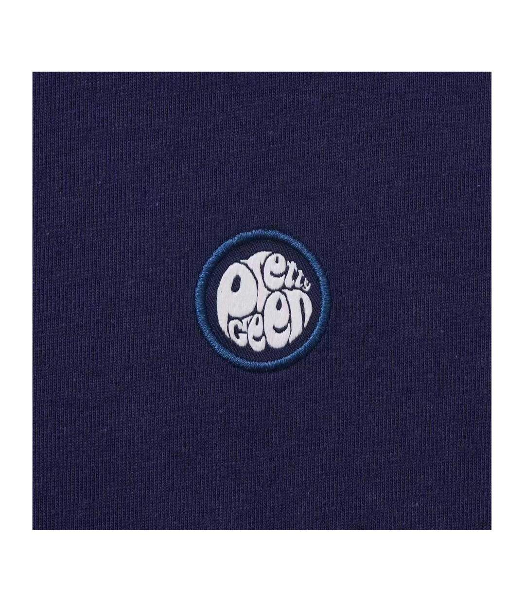 Mens Paisley Logo T-shirt Navy Pretty Green-4