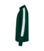 Finden & Hales Mens Knitted Tracksuit Top (Bottle Green/White) - UTPC3082