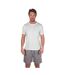 Ensemble de pyjama court homme blanc / gris clair Light And Shade-4