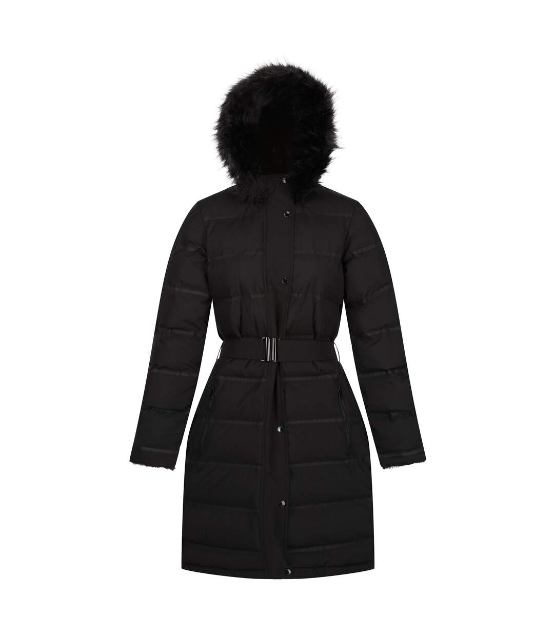 Womens/ladies Daleyza Thermal Parka Black Regatta-1