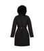 Womens/ladies Daleyza Thermal Parka Black Regatta-1