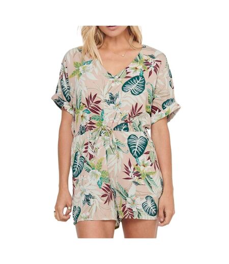 Combi-Short rose femme only lizbeth
