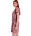 Robe estivale manches courtes Pink And Green Admas-2