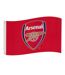 Arsenal FC Core Crest Flag (Red) (One Size) - UTTA4601