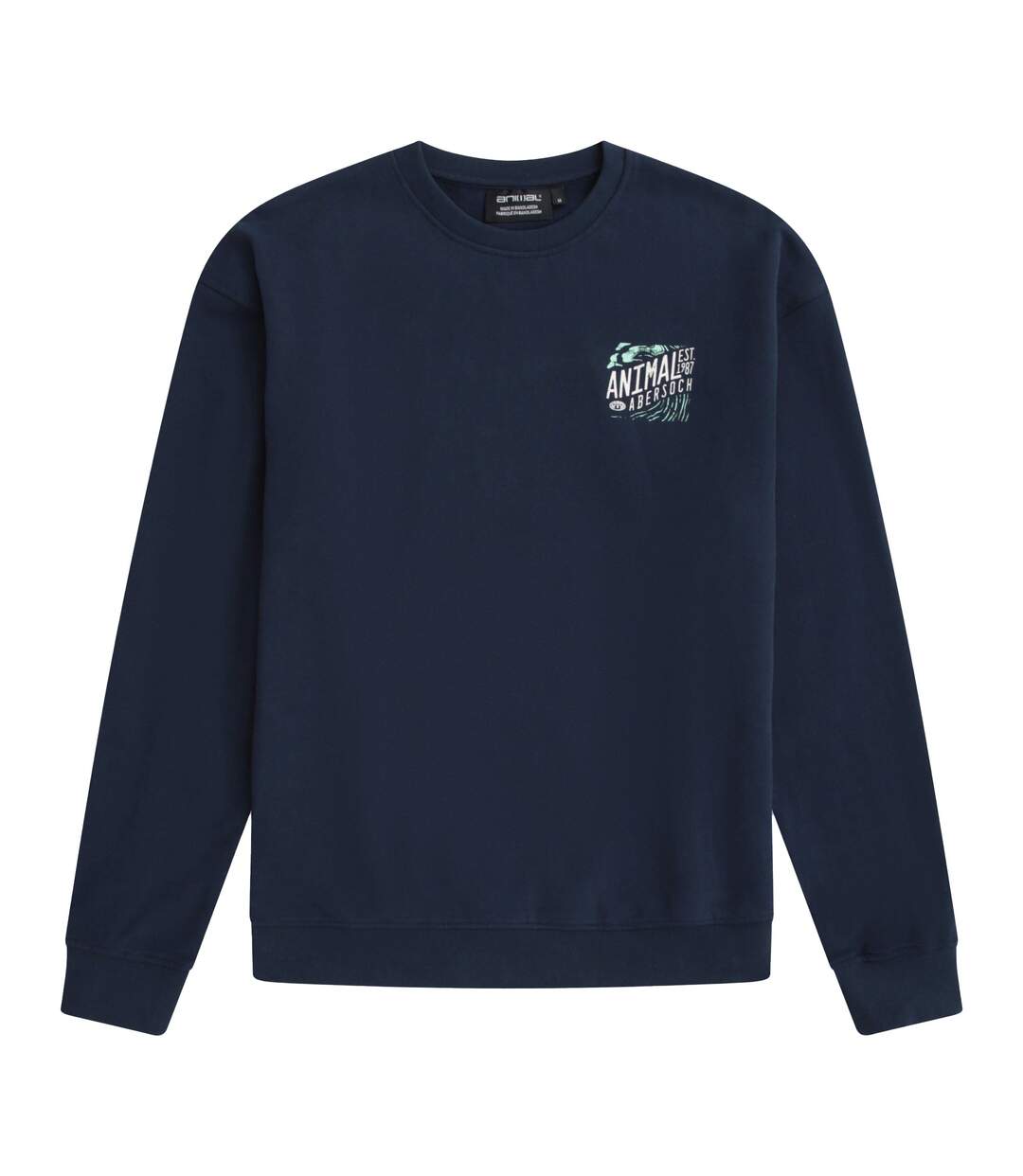 Mens Jonah Abersoch Sweatshirt Navy Animal-1