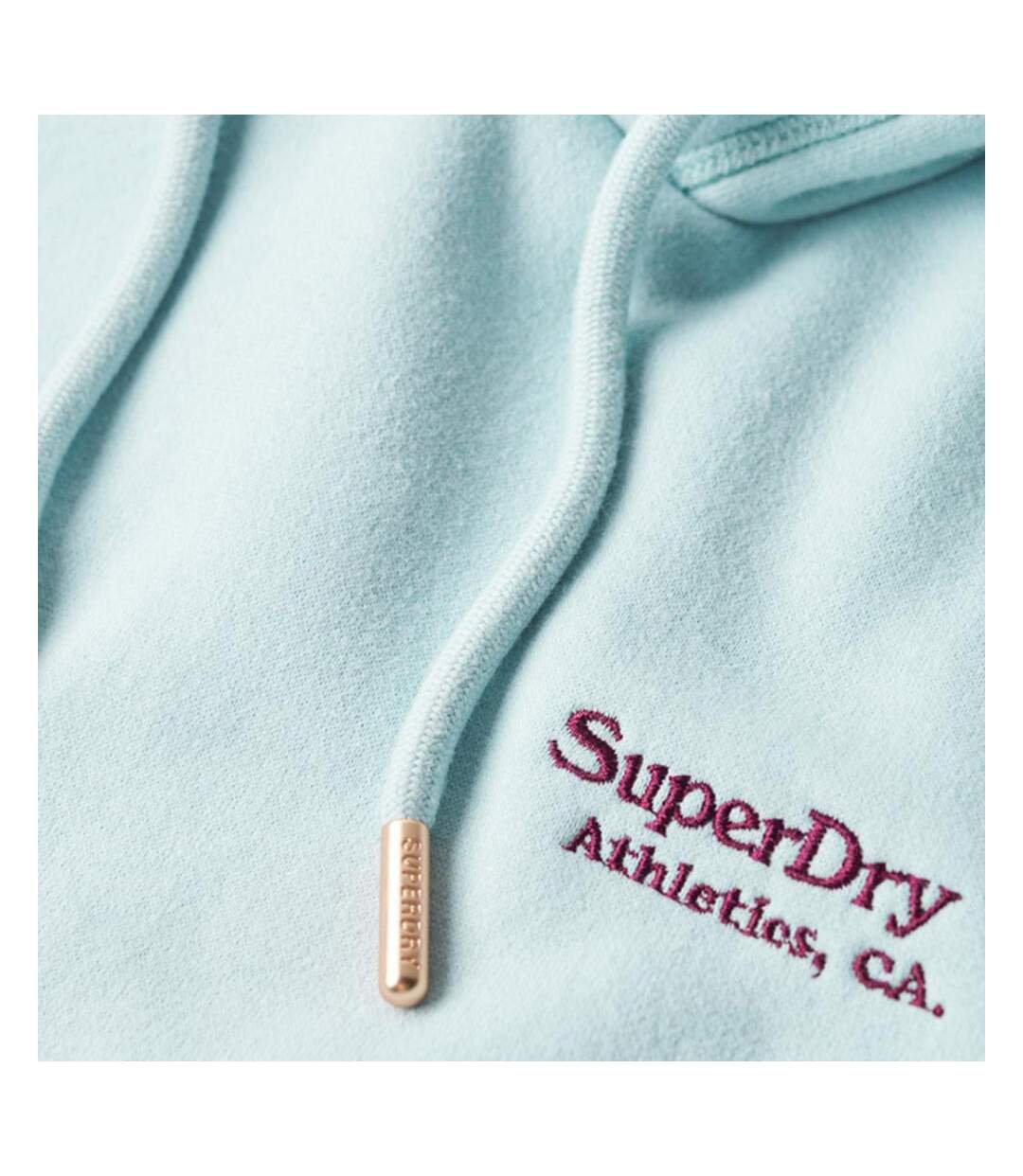 Sweat Capuche Bleu Femme Superdry Essential Logo - M-2