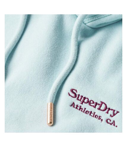 Sweat Capuche Bleu Femme Superdry Essential Logo - XXS