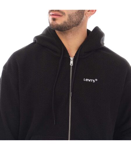 Sweat À Capuche Headline Homme Bleu Marine Levis