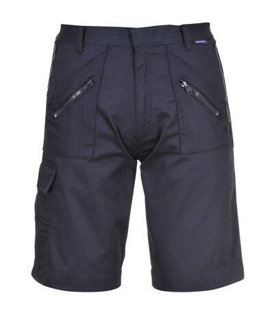 Mens action shorts dark navy Portwest