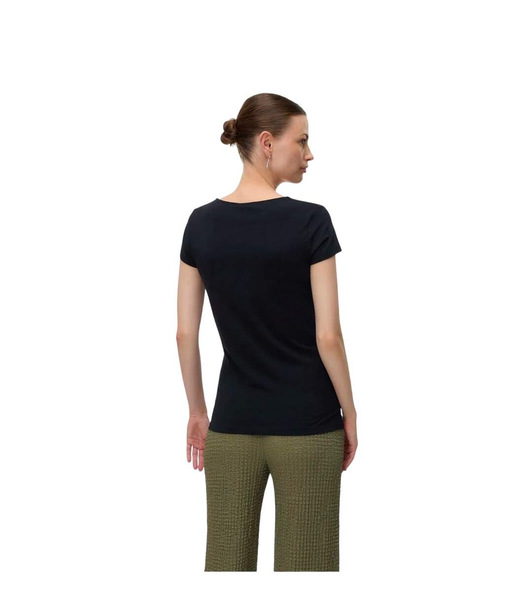 T-shirt Femme Noir Mamalicious-3