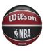 Ballon De Basket Motif/style Chicago Bulls Nba Team Taille 7 Noir Rouge Wilson-2
