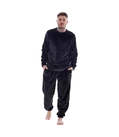 Ensemble De Pyjama Long Homme Noir Keanu